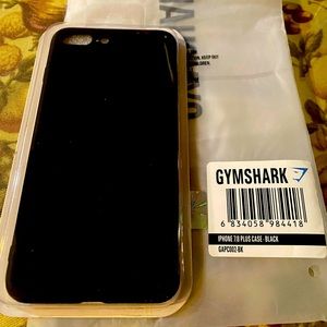 iPhone 7/8 plus case - black with logo
